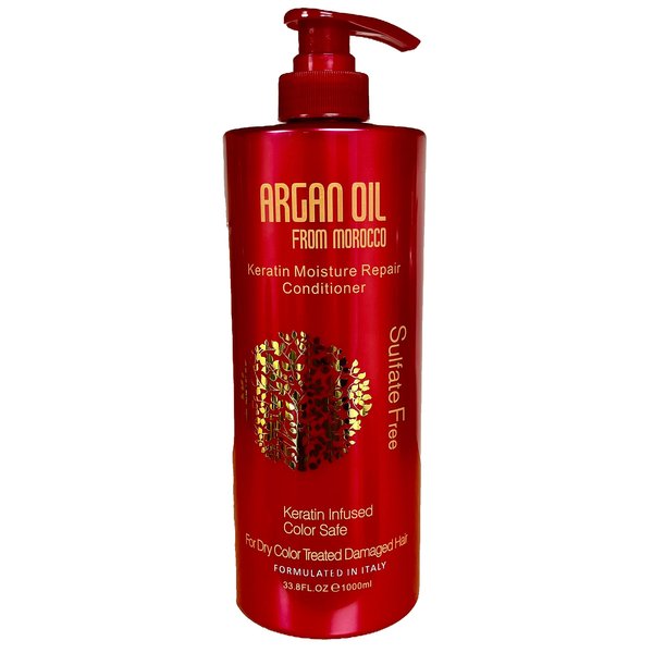 Argan Oil from Morocco Keratin Moisture Repair Conditioner, 33.8 fl.oz. (1000 ml)