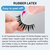 D-UP False Eyelash Glue, Lash Glue for Eyelash Extensions, Eye Makeup Super Strong Lash Glue Hold, Waterproof Eye Lash Glue for Strip Lashes, Japanese Adhesive Lashes Glue, Super Hard Fixer 501,Clear
