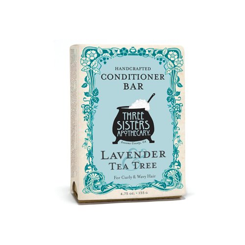 Three Sisters Apothecary 4.75 oz Solid Hair Conditioner (Lavender and Tea Tree)