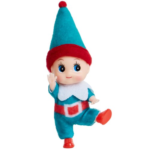 JOYIN Christmas Elf Plush Doll, Green Tiny Elf Doll with Clothes and Belt Pattern Soft Plush Christmas Accessories for Christmas Holiday Decorations, Christmas Dress-Up Party.