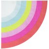 C.R. Gibson TW4-24076 Rainbow Disposable Paper Cocktail Napkins for Birthday Parties and other Celebrations, Multicolor, 20pcs, 5" x 5"