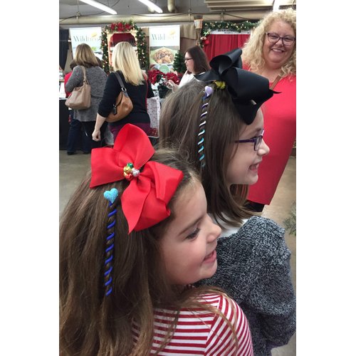 Collect Four (4) Peppermint Turquoise color 5" Twirly Do Reusable Hair Wrap Twist Braid Barrette