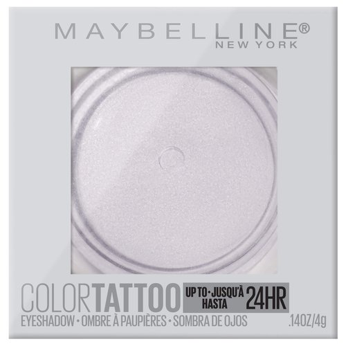 Maybelline New York Color Tattooup to 24HR Longwear Waterproof Fade Resistant Crease Resistant Blendable Cream Eyeshadow Pots Makeup, Chill Girl, 0.14 oz.