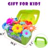 Scientoy Flower Garden Building Toys, Girl Toys Build a Garden, 130 PCS Flower Pretend Gardening Gift for Kids, Floral Arrangement Playset for Age 3-7 Year Old Child Educational Activity