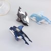 Cute Ocean Killer Whale Hair Clip,Acetate Claw Clips,Hair Clips for Women,Royal Blue