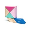 6 Piece Tegu Pocket Pouch Prism Magnetic Wooden Block Set, Blossom