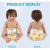 Reborn Baby Dolls Diapers & Swaddle Blanket & Hat for 17-22 inch Reborn Dolls Clothes Accessories 3 Pcs Set