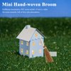 TOYANDONA 5pcs Dollhouse Miniature Broom Mini Broom Dollhouse Furniture Props Micro Landscape Decor