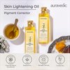 Auravedic Skin Oil 3.38 Fl Oz (Pack of 2) | with Saffron Ashwagandha & Turmeric | Dry Skin Moisturizer | Natural & Organic Massage Oil for Face