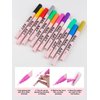 EBANKU 12 Colors Nail Art Pens Set, 3D 0.7MM Nail Polish Pens Quick-Drying Nail Art Markers Acrylic Paint Nail Point Graffiti Dotting Liner Pen Tools for Home & Salon Nail DIY