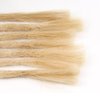 Aosome Blonde Color Real Human Hair Dreadlock Extensions, Full Handmade 10 Strands Braiding Hair Extensions 20 inch