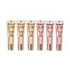 Ruby Kisses 24K Gold Oil Lip Gloss (6 Count, Gold & Rose Gold)
