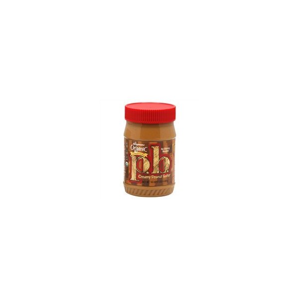 Wegmans Organic Peanut Butter, Creamy, 16 Oz. (Pack of 2)