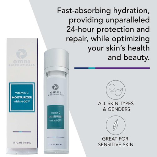 Omni Bioceuticals Daily Revitalizing Moisturizer with Vitamin C & M-007®, 50ml