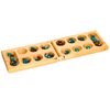 Family Traditions Mancala 2 Player Board Game, Fun Classic Table Game with Wooden Board and Deep Pockets for Mancala Gems, Popular Strategy Game for Adults & Kids, Ideal for Family Game Night, Travel