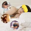Exacoo 12 Pcs Multicolor Sleep Eye Mask Soft Eye Mask Cover Lightweight Blindfold with Elastic Strap Headband Eyeshades for Travel Nap Eye Cover for Kids Women Men, 12 Colors
