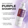 Karseell maca power Purple Shampoo Professional Neutralizes Brass & Yellow Tones For Blonde Silver Gray Highlighted Hair 16.90 oz 500ml