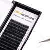 OLLOLASHES Lash Trays for Lash Extensions B/C/CC/D/J Curl Mix4-20mm 0.03-0.15 thickness Super Matte Eyelash Extensions, Professional Supplies for Lash Techs (C-0.03, 8-15mm)