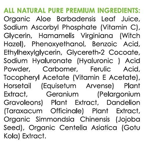 Vitamin C Serum,FOR PROFESSIONAL USE, Advanced Skincare Formula - Ferulic Acid Anti-Wrinkle Anti-Aging Vitamin C Serum with Hyaluronic Acid,Vitamin E by Absolute Earth, 1 fl. oz