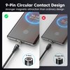 ODDADD 100W USB C Magnetic Charging Cable 2pack(3.3ft+6ft), 6 in 1 Magnetic Fast Charging Cable, Magnetic USB C Charging Cable Compatible with Micro USB, Type C and All Devices