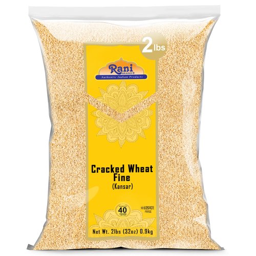 Rani Cracked Wheat Fine (Kansar, Bulgur, Similar to Wheat #1) 32oz (2lbs) 907g ~ All Natural | Vegan | No Colors | NON-GMO | Kosher | Indian Origin