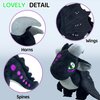 Kobataro Wings Dragon Plush Toys Stuffed Animal Plushies Cute Dragon Figure Merch Present for Kids Aged 3+ (Black)