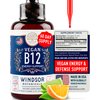 Vegan Vitamin B12 Liquid - Max Strength B12 Vitamins 5000 mcg Methylcobalamin Supplement - Liquid Vitamin B12 Sublingual Drops - Liquid B12 Vitamins Mood, Energy Support - Citrus Flavor B 12, 2oz