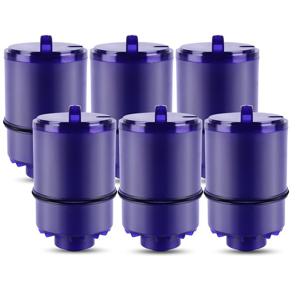 ICEPURE Faucet Water Filter Replacement for Pur® Plus RF9999® FM-2500V, FM-3700, RF3375, PFM400H PFM450S PFM150W PFM350V PUR-0A1 FM2500V FM-3700 for All PUR Faucet Filtration Systems, 6PACK