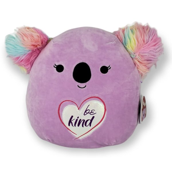 SQUISHMALLOW KellyToys - 12 Inch (30cm) - Renate The Koala Be Kind - Inspirational Message Squad - Super Soft Plush Toy Animal Pillow Pal Buddy Stuffed Animal Birthday Gift