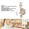 Miniature Cat Climbing Tower DIY Assembly, Cat Figurine Playset, Dollhouse Cat Tree, Unique and Eye Catching with Adorable Cat Tree, Cat Climbing Frame Dollhouse Toys