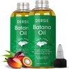 Batana Oil for Hair Growth: Dr Sebi Organic Raw Batana Oil from Honduras - 100% Pure & Natural - For Thicker & Stronger Hair - 4 FL OZ (Pack of 2)