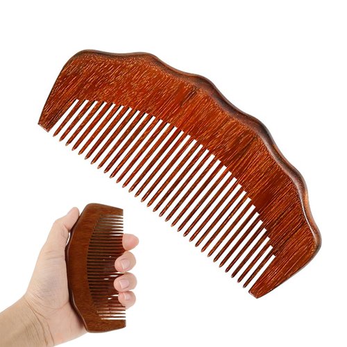 DHinkyoung Wooden Labor Comb, Birthing Pain Relief Comb for Pregnant Women, Premium Sandalwood Labour Acupressure Tool for Pain Diversion and Anxiety Relief