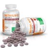 Bronson Methyl B12 5000 mcg Vitamin B12 Methylcobalamin Energy & Brain Support 60 Lozenges