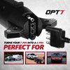 OPT7 7 Pin to 4 Pin Trailer Adapter with LED Tester Light, 7 Way Blade to 4 Way Flat LED Trailer Light Adapter for Trailer Tow Hitch and Redline LED Tailgate Light Bar with Secure Tab