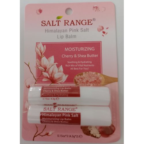 Salt Range Himalayan Pink Salt Lip Balm Cherry & Shea Butter Flavor
