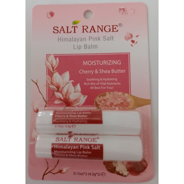 Salt Range Himalayan Pink Salt Lip Balm Cherry & Shea Butter Flavor
