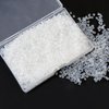 Italian Keratin Glue Transparent Fusion Keratin Glue Pellets Granules Beads for Making Wig Nail/I Tip Hair Extensions (50g)