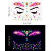 Tattoo stickers, temporary tattoos, glowing fun tattoos that can be used at parties, festivals (10 * 10.5cm)