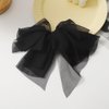 JKQBUX Sweet elegant Big Bow Hair Clips Solid Color silky Bow Barrettes Spring Hair Accessories for Women Girls Wedding Party