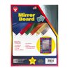 Hygloss Silver Mirror Sheets-Reflective Shiny Poster Board, 8.5" x 11", 10 Pack