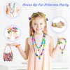 VERTOY Girls Toys Pop Beads Jewelry Making Kit for Toddlers - Arts and Crafts Kit for Girls Age 3 4 5 6 7 8 Year Old, Necklace Bracelet and Ring Creativity Snap Set, Best Children Birthday Gift