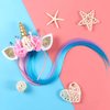 Lorfancy Unicorn Headband for Girls Unicorn Costume Birthday Halloween Party Unicorn Party Supplies Favors(Headband)