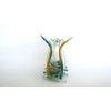 Generic Shimmering blue yellow white hair claw clamp clip