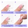 Gellen Nail Glue Remover for Press on Nails, 40ML Nail Glue Remover for UV Nail Glue, Non acetone Gentle Glue Off for False Nails Glue Tips, Odorless Easy Glue Debonder, Not for Gel Nail Polish