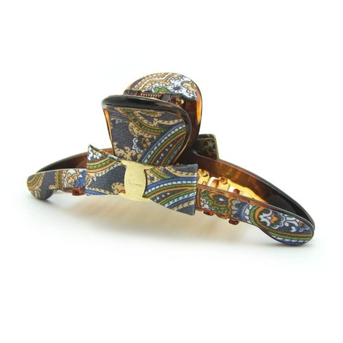 Meilliwish Noble Beautiful Lady Hair Claw Clip 1 PCS(D25)(Blue)