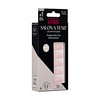 KISS Salon X-tend, Press-On Nails, Nail glue included, Gloria', Light Beige, Medium Size, Almond Shape, Includes 30 Nails, 5Ml Led Soft Gel Adhesive, 1 Manicure Stick, 1 New Mini File, New Prep Pad