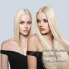 Blonde Brown Hair Color Shampoo 3 in 1 - Instant Natural Hair Dye for Men and Women, Long Lasting Brown Color - Works in Minutes