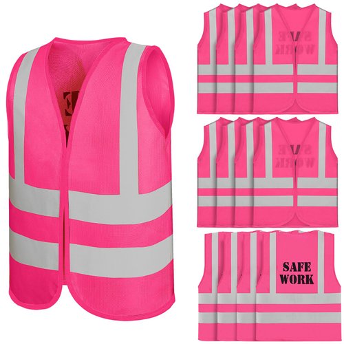 Bokon 12 Pcs Kids Construction Vests Construction Party Supplies Construction Worker Costume Todd...