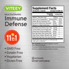 11 in 1 Immune Defense Supplement - Immune Booster Capsules for Adults & Teens with Vitamin C, Vitamin D3, Vitamin B6, Zinc, Elderberry, Echinacea, Turmeric, Rose-HIPS, Selenium, BioPerine, Ginger