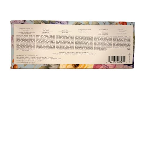 Crabtree & Evelynn Signature Collection Body Wash (Crabtree & Evelynn Body Lotion Collection, Summer Hill,Rosewater,Nantucket Briar,Lily,Lavender and sweet almond oil)